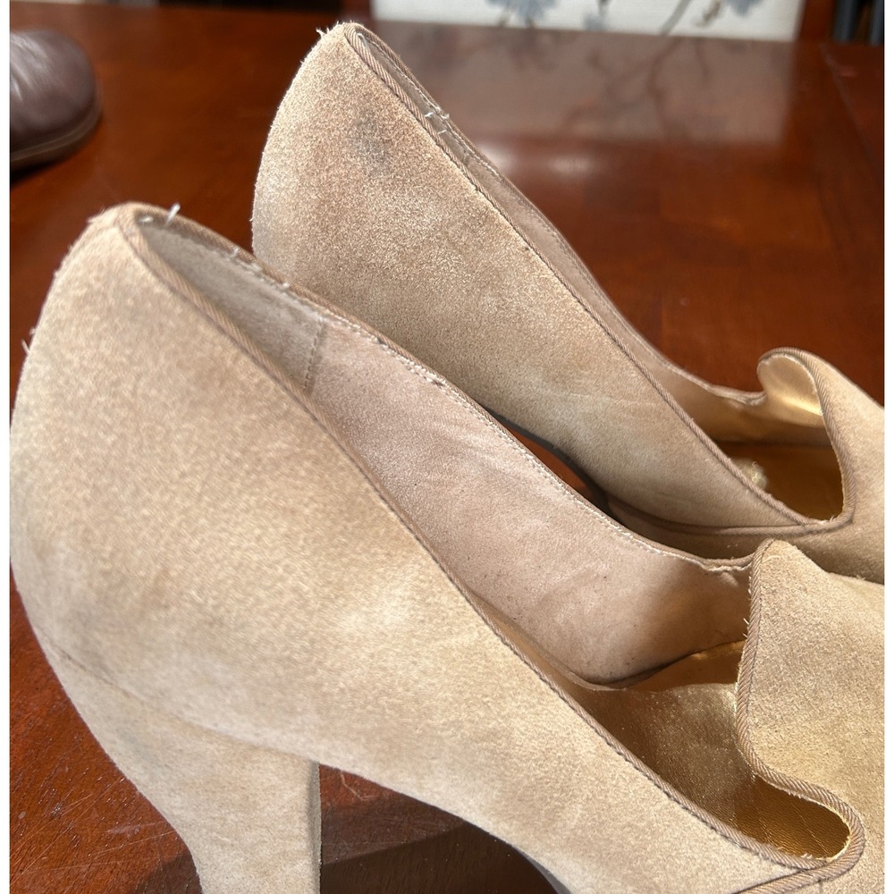 Seychelles sz 10 Suede Pumps Vintage Inspired Quiet Luxury - Picture 4 of 7
